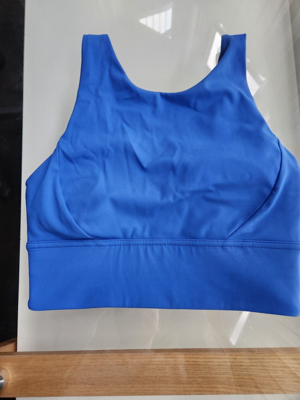 lululemon athletica Electric Blue High-Neck Sports Bra